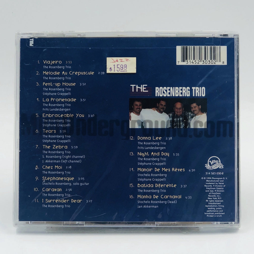 The Rosenberg Trio – Caravan CD, back cover