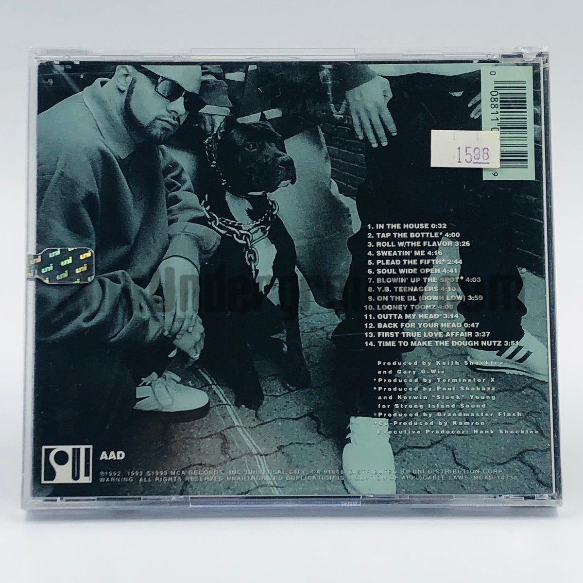 Young Black Teenagers – Dead Enz Kidz Doin' Lifetime Bidz CD, back cover