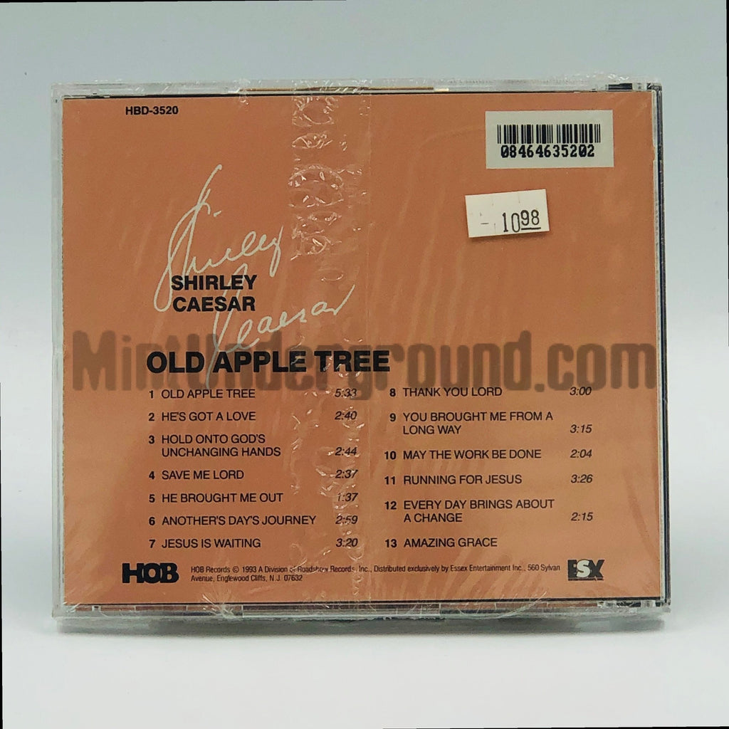 Shirley Caesar – Old Apple Tree CD, back cover