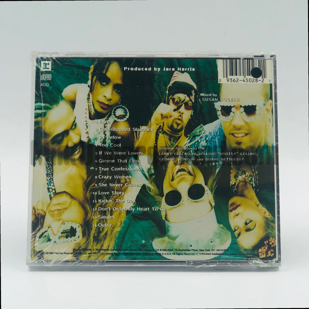 Slapbak – Fast Food Funkateers CD, back cover