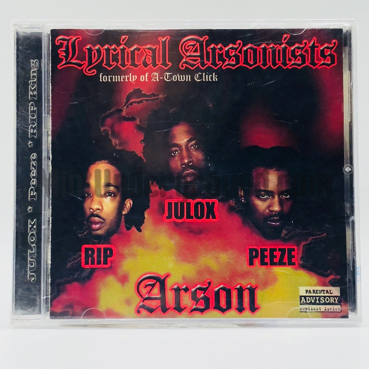 Lyrical Arsonists – Arson CD, front cover