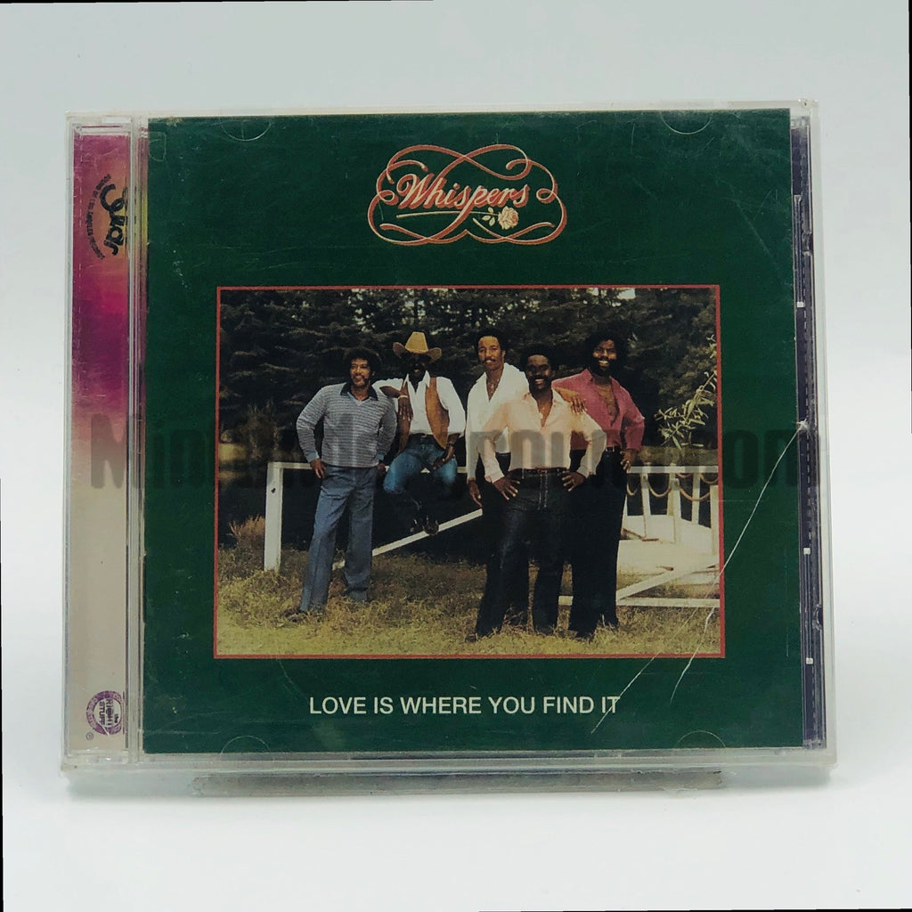 Whispers – Love Is Where You Find It CD, front cover