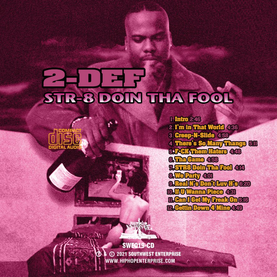 2 Def – Str-8 Doin' Tha Fool CD, additional photo 4