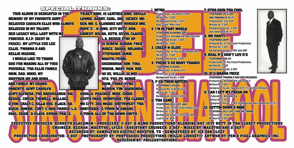 2 Def – Str-8 Doin' Tha Fool CD, additional photo 3