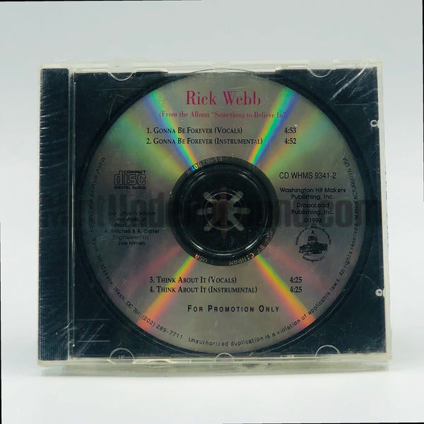 Rick Webb: Gonna Be Forever: CD Single Rick Webb: Gonna Be Forever: CD Single