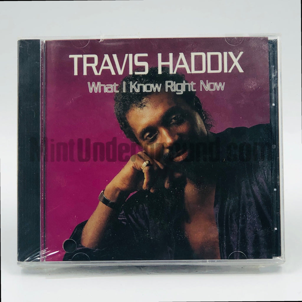 Travis Haddix – What I Know Right Now CD, front cover