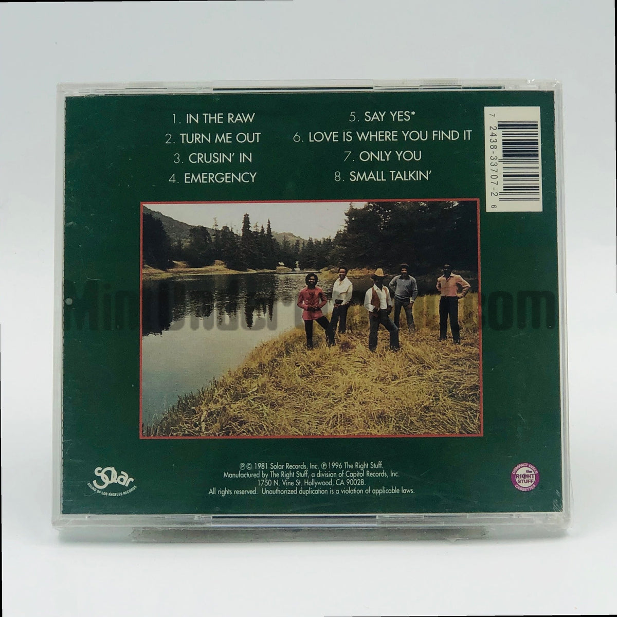 Whispers – Love Is Where You Find It CD, back cover