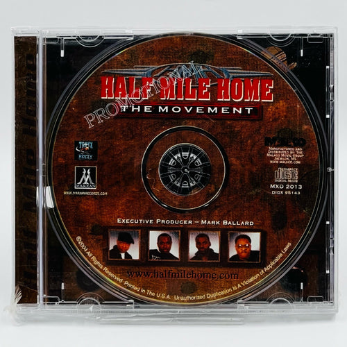 1/2 Mile Home / Half Mile Home – The Movement CD, front cover
